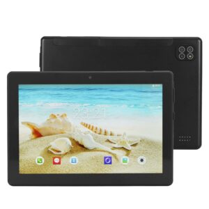 8 inch tablet for android 11, 6+128gb, 1920x1200 hd screen, mt6753 8 core, 4g lte calling tablet, with bt earbuds (black)