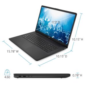 HP 2024 Newest 17 Laptop for Business and Students, 17.3" HD+ Touchscreen, AMD Ryzen 5 7530U(6 cores), 32GB RAM, 1TB SSD, Wi-Fi 6, Windows 11 Pro, with Laptop Stand