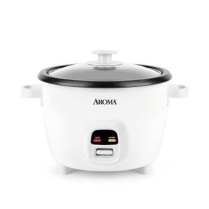 aroma® 20-cup (cooked) one-touch rice cooker and food steamer with auto-warm | 10 cups uncooked, 20 cups cooked (arc-390ngp)