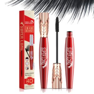 Yanquina Mascara, Yanqina Super Long Mascara, 4D Waterproof And Sweat Proof Mascara-Super Long Luxurious Mascara, 4D Stereo Lengthening Mascara, 4D Long Curling Hold Makeup Mascara