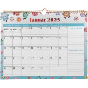 bestoyard 2025 countdown calendar home hanging calendar household daily use calendar sturdy calendar family wall calendar wall calendar art paper dating original design small wall calendar