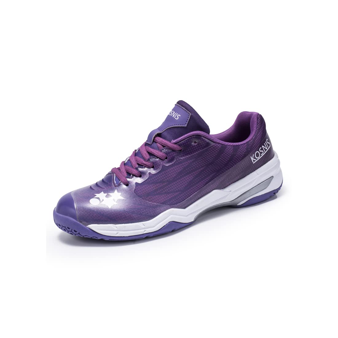 Migoldhot Women Tennis Shoes Durable Badminton Shoes Women Court Shoes Casual Pickleball Shoes Squash Shoes Purple