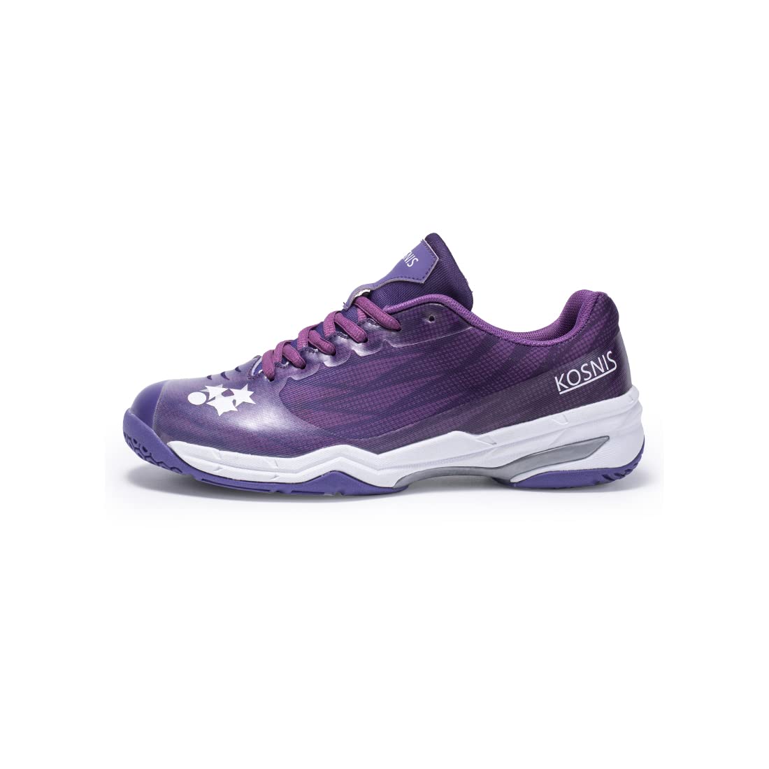 Migoldhot Women Tennis Shoes Durable Badminton Shoes Women Court Shoes Casual Pickleball Shoes Squash Shoes Purple