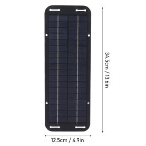 HEEPDD 20W Solar Panel Starter Kit, Solar Panel and MPPT Charge Controller for Boat Car RV Motorcycle Marine Automotive