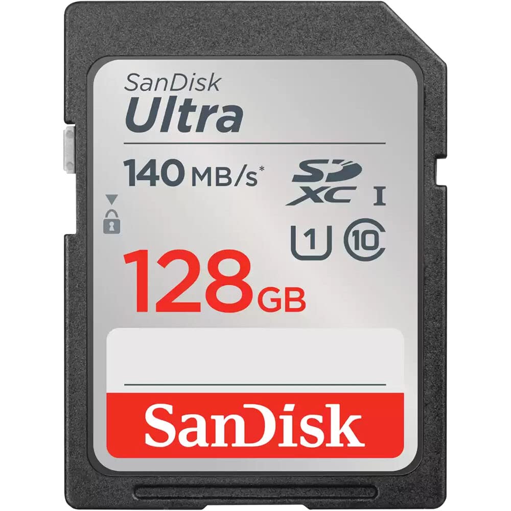 Kodak Pixpro FZ55 Digital Camera (Black) Bundle, Includes: SanDisk 128GB Memory Card, Hard Shell Camera Case, SD Card Reader and More (6 Items)