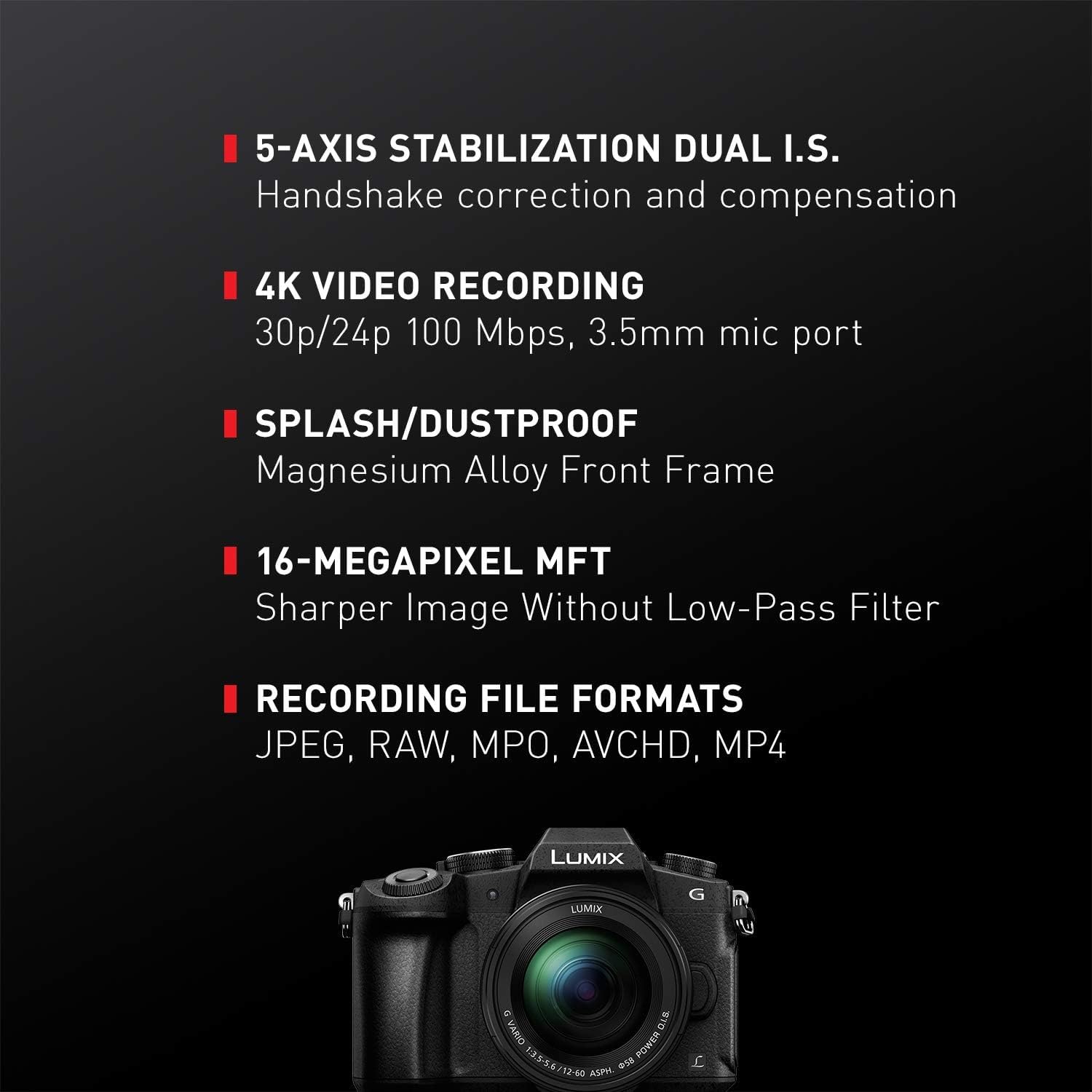 Panasonic Lumix G85 Mirrorless Camera with 12-60mm Lens with Advanced Accessories and Travel Bundle | DMC-G85MK | panasonic lumix g85