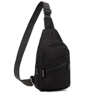 aostihot crossbody small sling backpack sling bag for women men, chest bag daypack crossbody for travel sport running hiking