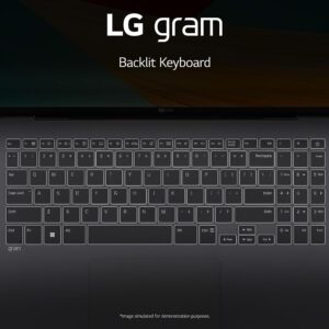 LG gram 17inch Laptop 2023 - Intel Evo Core i7-1360P - WQXGA IPS Display DCI-P3 99% - Windows 11 Pro - Thunderbolt 4 - Wi-Fi 6E - Backlit Keyboard - Business Laptop - HDMI Cable (16GB RAM |2TB SSD)