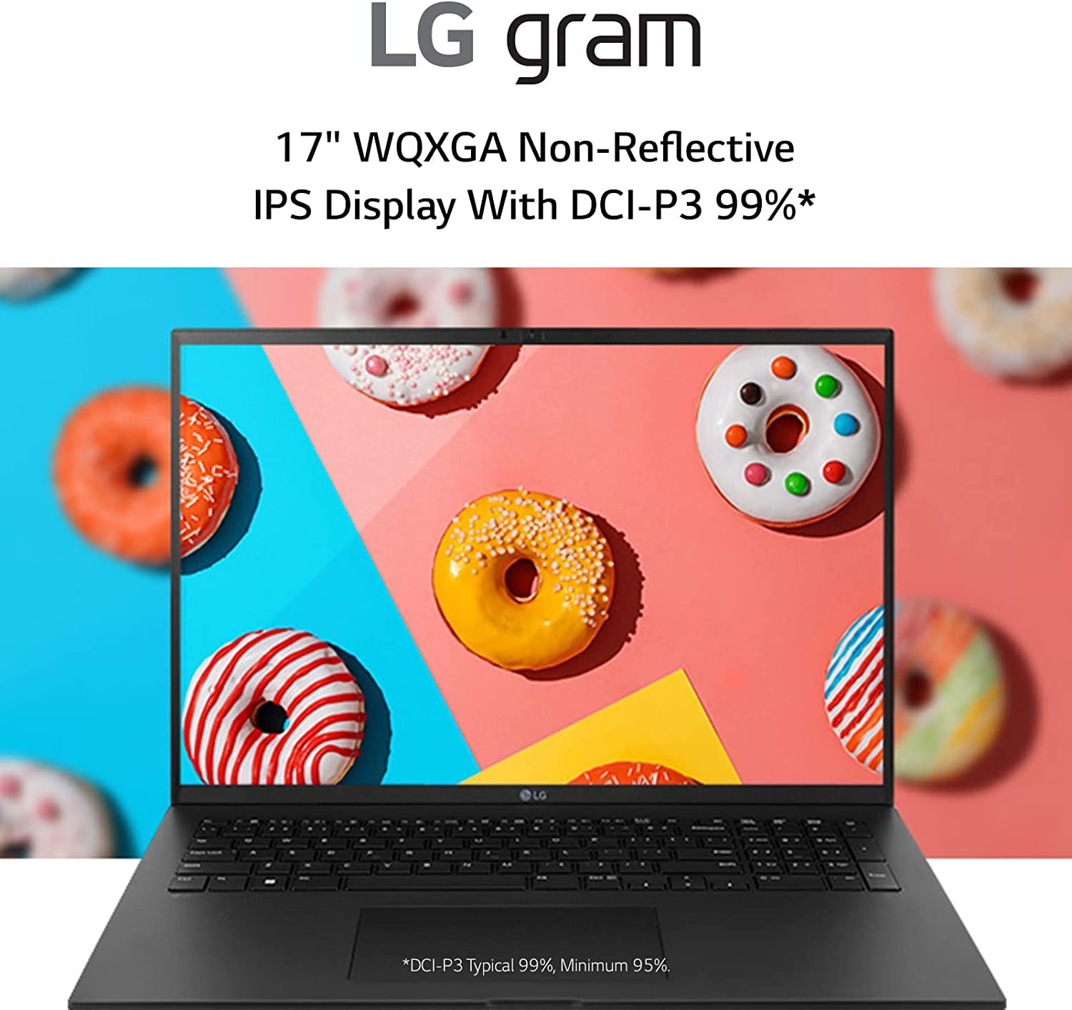 LG gram 17inch Laptop 2023 - Intel Evo Core i7-1360P - WQXGA IPS Display DCI-P3 99% - Windows 11 Pro - Thunderbolt 4 - Wi-Fi 6E - Backlit Keyboard - Business Laptop - HDMI Cable (16GB RAM |2TB SSD)