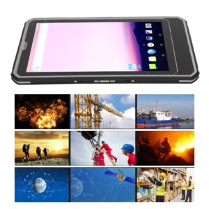 Dpofirs Rugged Tablet 12, 10.1in 1920 1200 FHD Screen, 4GB RAM 128GB ROM, IP68 Waterproof Tablet PC, Octa Core HD Tablet, 10000mAh Battery, 4G LTE WiFi GPS OTG BT5.0 (US Plug)