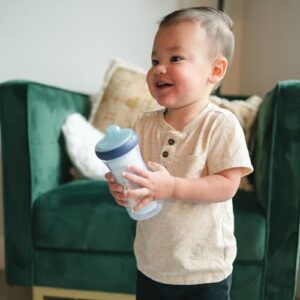 The First Years Bluey Insulated Sippy Cups - Dishwasher Safe Spill Proof Toddler Cups - Ages 12 Months and Up - 9 Ounces - 2 Count