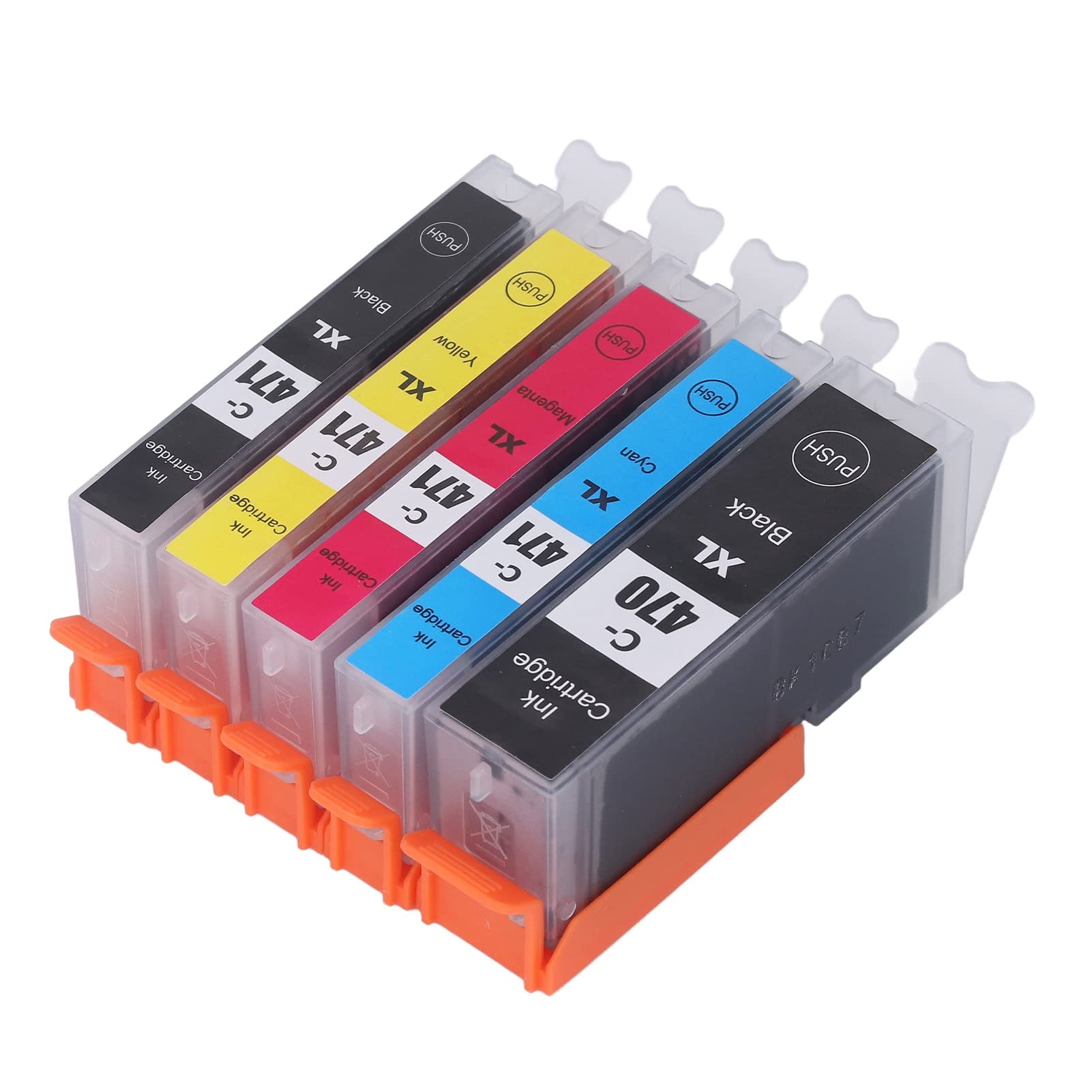 Ink Cartridge, Sublimation Ink Cartridge, Printing Cartridge, Ink Cartridge Printing Accessory Part for PIXMA MG5740 MG6840 MG7740, Ink & Toner (BK BK C M Y 5 Colors)