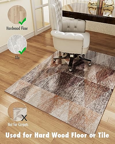 Premium Chair Mat for Hardwood Floors - Floor Protector for Rolling Chairs, Office Desk Rug for Gaming & Computer Chair - Protective and Durable