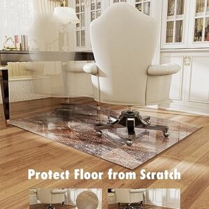 Premium Chair Mat for Hardwood Floors - Floor Protector for Rolling Chairs, Office Desk Rug for Gaming & Computer Chair - Protective and Durable