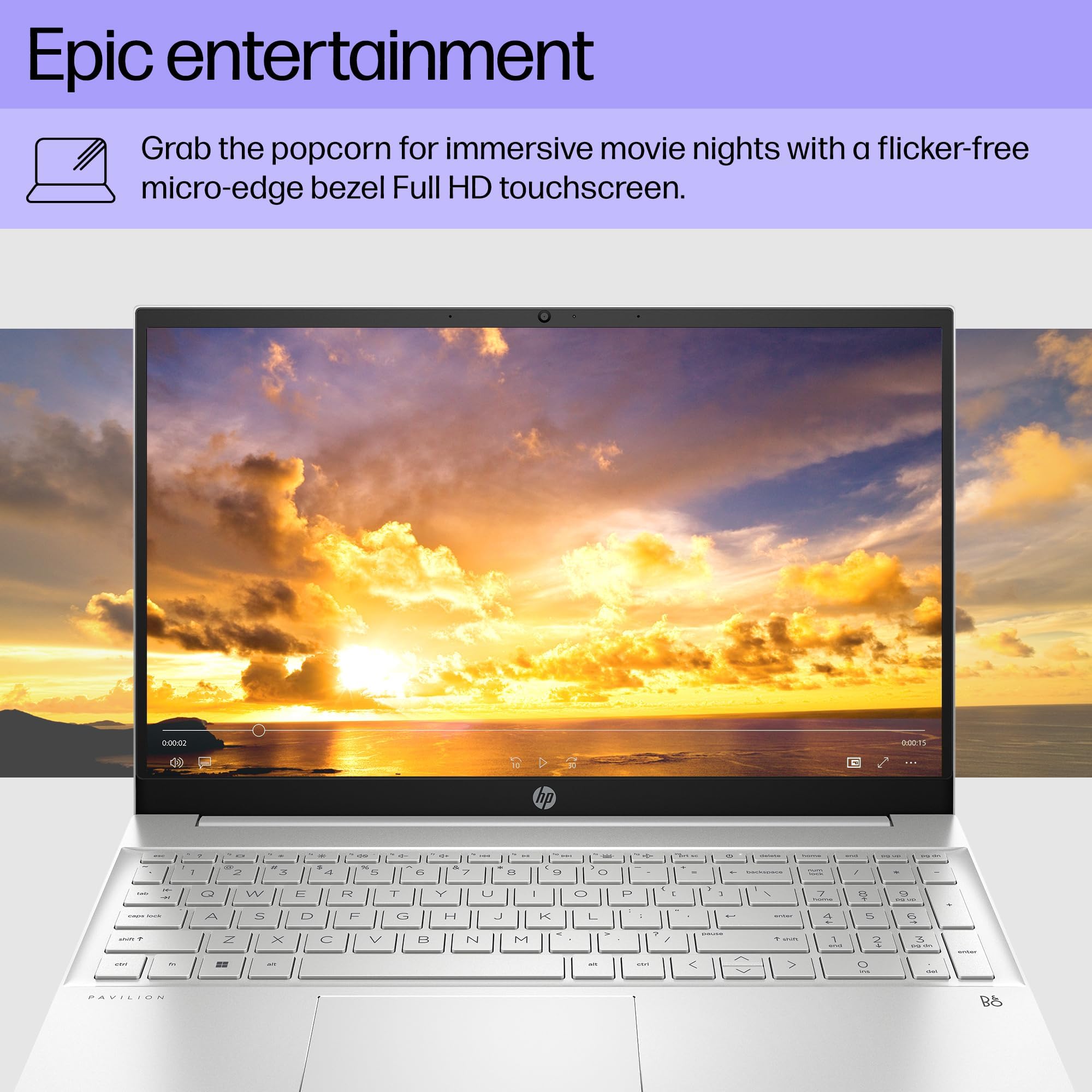 HP 2023 Newest Pavilion Laptop, 15.6" FHD IPS Touchscreen, 13th Gen Intel Core i5-1335U (10 core), 64GB RAM, 2TB SSD, Intel Iris Xe Graphic, Backlit Keyboard, WiFi6, HD Webcam, HDMI, Windows 11 Home