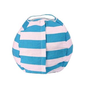 stuffed storage bean bag chair extra large beanbag cover for and adults cover for organizing plush stuff sit organization memory foam(light blue)