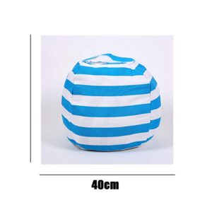 Stuffed Storage Bean Bag Chair Extra Large Beanbag Cover for and Adults Cover for Organizing Plush Stuff Sit Organization Memory Foam(Light blue)