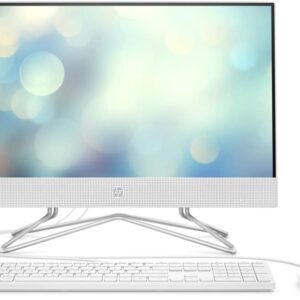 HP 2023 21.5 inch AIO Desktop, Intel Celeron J4025 Processor, Intel UHD Graphics 600, 8 GB RAM, 256 GB SSD, Windows 11 Home, Snow White, Z&O Accessories