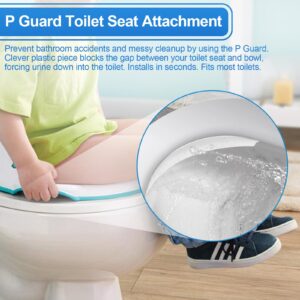 P Guard Urine Deflector Pee Splash Guard,Splash Guard Maddak for Toilet Seat Splash Guard,Toilet Seat Directs Urine Home Care Elevated,Guard Toilet Seat Attachment - Prevents Urine/Pee Messes(1 Pack)