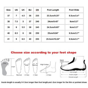 MLAGJSS Womens Arch Support Sneakers Knit Mesh Casual Shoes Unisex Fashion Breathable Slip on Flats White Womens Sneakers