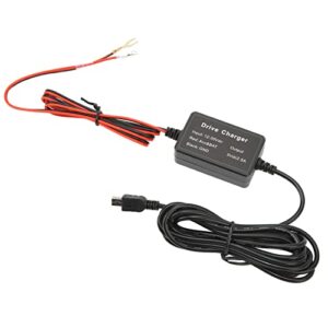 use a cam hardwire kit with a mini usb adapter - converts 12v-30v to 5v - safe and secure installation for mirror cams, gps navigators, and other devices - eliminates the