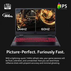 acer Nitro 5 Gaming Laptop, 15.6" FHD IPS 144Hz Display, 12th Gen Intel 12-Core i5-12500H, GeForce RTX 3050, 64GB RAM, 2TB PCIe SSD, Thunderbolt 4, Backlit Keyboard, WiFi6, PDG HDMI Cable, Win 11 Pro