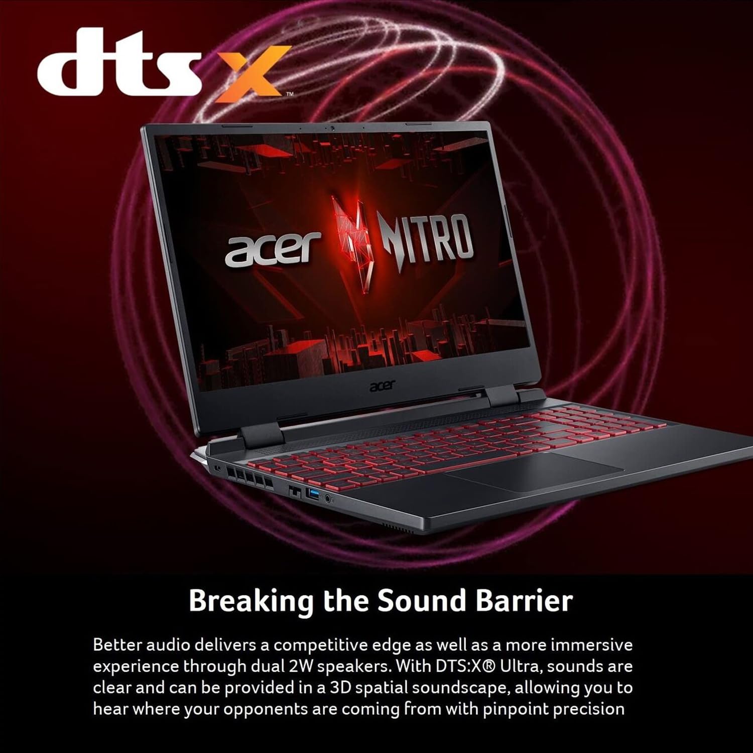 acer Nitro 5 Gaming Laptop, 15.6" FHD IPS 144Hz Display, 12th Gen Intel 12-Core i5-12500H, GeForce RTX 3050, 64GB RAM, 2TB PCIe SSD, Thunderbolt 4, Backlit Keyboard, WiFi6, PDG HDMI Cable, Win 11 Pro