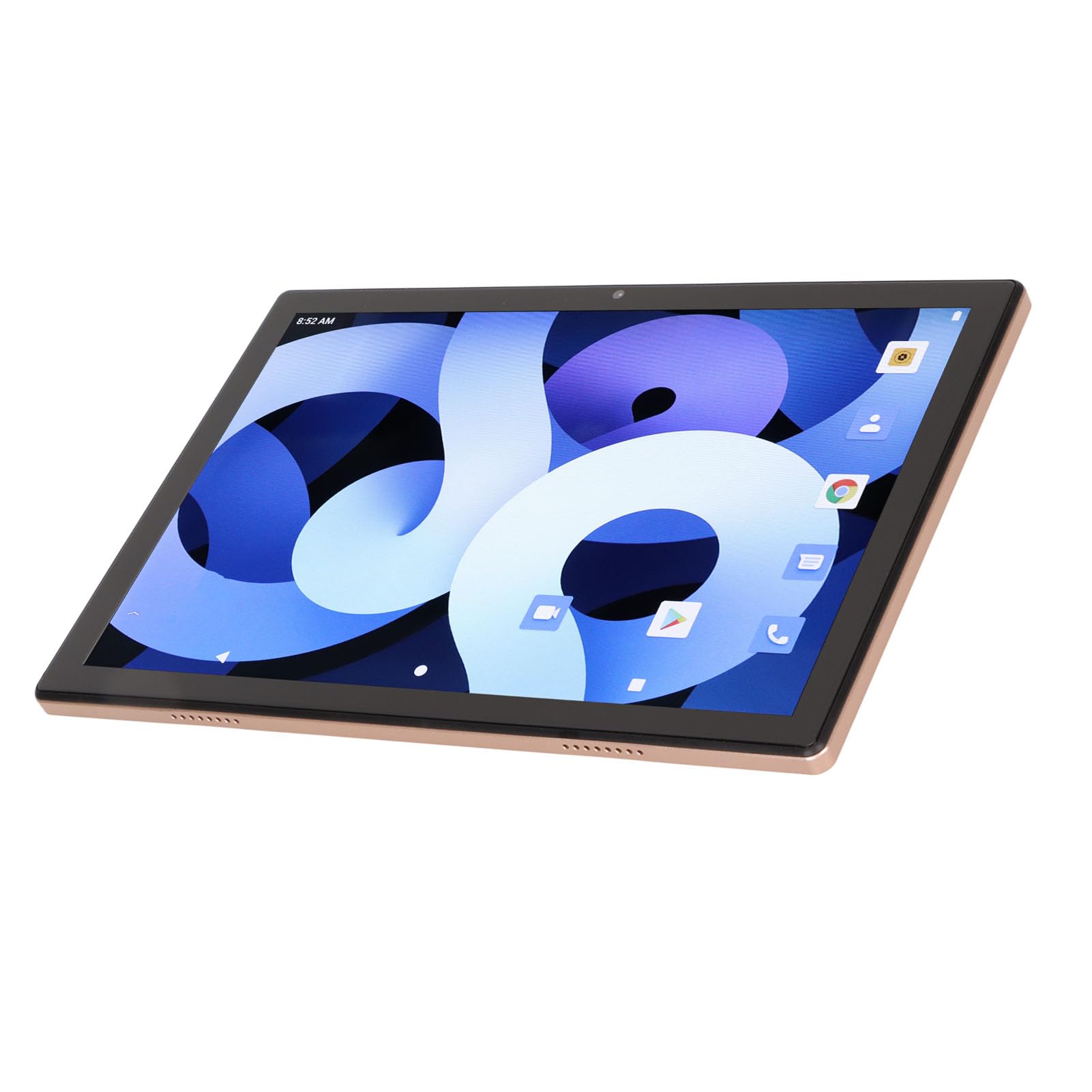 Smart Tablet 10.1 Inch Tablet 8 Cores for Study Video (Gold)