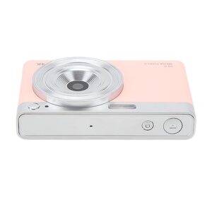 Digital Camera, HD Digital Camera Built in Fill Light 16X Zoom Antishaking Plastic for Outdoor (Pink)