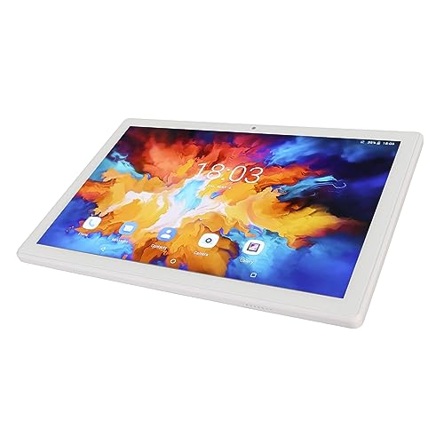 10.1 Inch Tablet PC, 4G LTE Tablet 100‑240V 5.0 Front 12MP Rear 24MP 12GB 256GB for Work (US Plug)