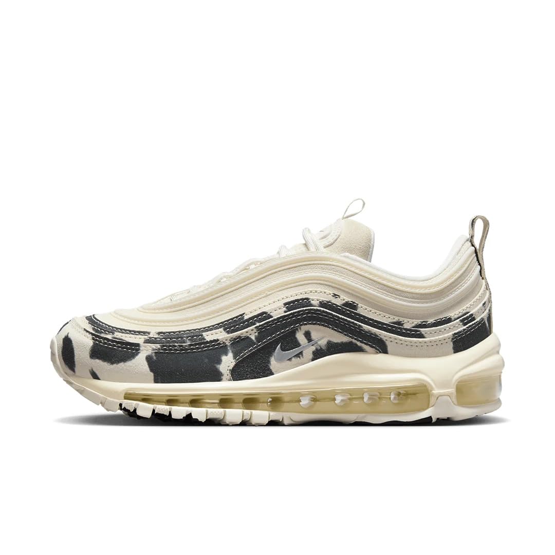 Nike Women's Air Max 97 "Cow Print Sail-Chrome Black (FN7173 133) - 10