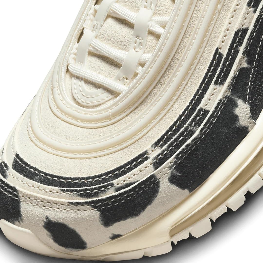 Nike Women's Air Max 97 "Cow Print Sail-Chrome Black (FN7173 133) - 10