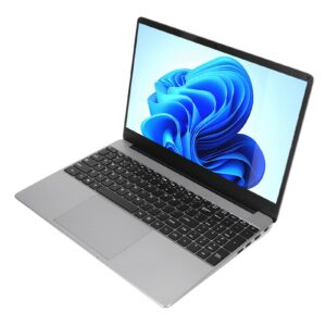 tangxi windows10 computer laptop, 15.6in hd screen 1920x1080 slim notebook, i7 6th 4 cores, 8gb ram 1tb, 802.11.ac 2.4g 5ghz wifi, stereo dual speakers, silver gray business computer