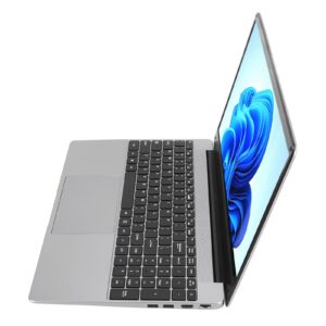 Tangxi Windows10 Computer Laptop, 15.6in HD Screen 1920x1080 Slim Notebook, I7 6th 4 Cores, 8GB RAM 1TB, 802.11.ac 2.4G 5GHz WiFi, Stereo Dual Speakers, Silver Gray Business Computer