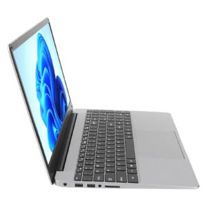 Tangxi Windows10 Computer Laptop, 15.6in HD Screen 1920x1080 Slim Notebook, I7 6th 4 Cores, 8GB RAM 1TB, 802.11.ac 2.4G 5GHz WiFi, Stereo Dual Speakers, Silver Gray Business Computer