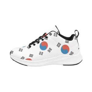 affama korea south flag womens lightweight running walking shoes casual sneaker white