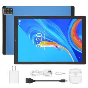 10.1 Inch Tablet PC, 2MP 5MP 100‑240V 10-Core CPU Full HD Tablet, Working for Android 12 (US Plug)