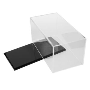 homsfou box display case toys acrylic case display handicrafts storage case acrylic containers figure case handicraft case handicrafts case puppet model artwork protective case movable