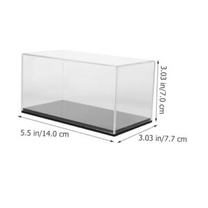 Alipis Toy Box Toys Display case Model Case Clear Display Container Action Figure Protective Case Handicrafts Case Figure Case Handicrafts Storage Case Handicraft Case - Acrylic