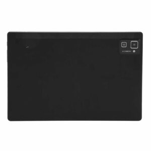 DAUZ 10.1 Inch Portable Tablet, US Plug 100‑240V 6GB RAM 128GB ROM HD Tablet 2.4G 5G WiFi for Android 10 for Work (Black)