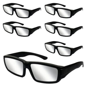 oilkas solar eclipse glasses - iso 12312-2:2015(e) & ce certified, durable plastic eclipse glasses for direct sun viewing(6 pack)