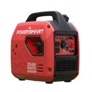 powersmart 1200w portable generator with 2-stroke engine, ultralight & carrying handle, epa & carb compliant