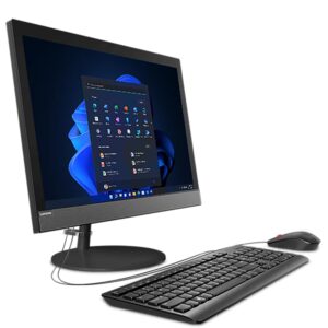 Lenovo V130 20 AIO 19.5" WXGA+ Business All-in-One Desktop Computer, Intel Celeron J4025 Processor, 8GB DDR4 RAM, 2TB SSD, DVDRW, WiFi, Bluetooth, Windows 11 Pro, BROAG