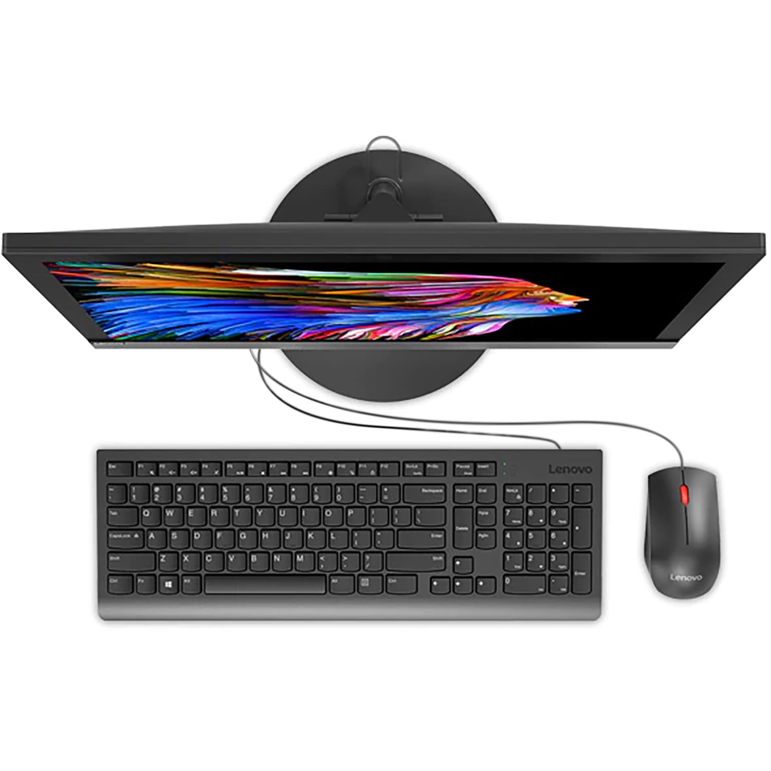 Lenovo V130 20 AIO 19.5" WXGA+ Business All-in-One Desktop Computer, Intel Celeron J4025 Processor, 8GB DDR4 RAM, 256GB SSD, DVDRW, WiFi, Bluetooth, Windows 11 Pro, BROAG