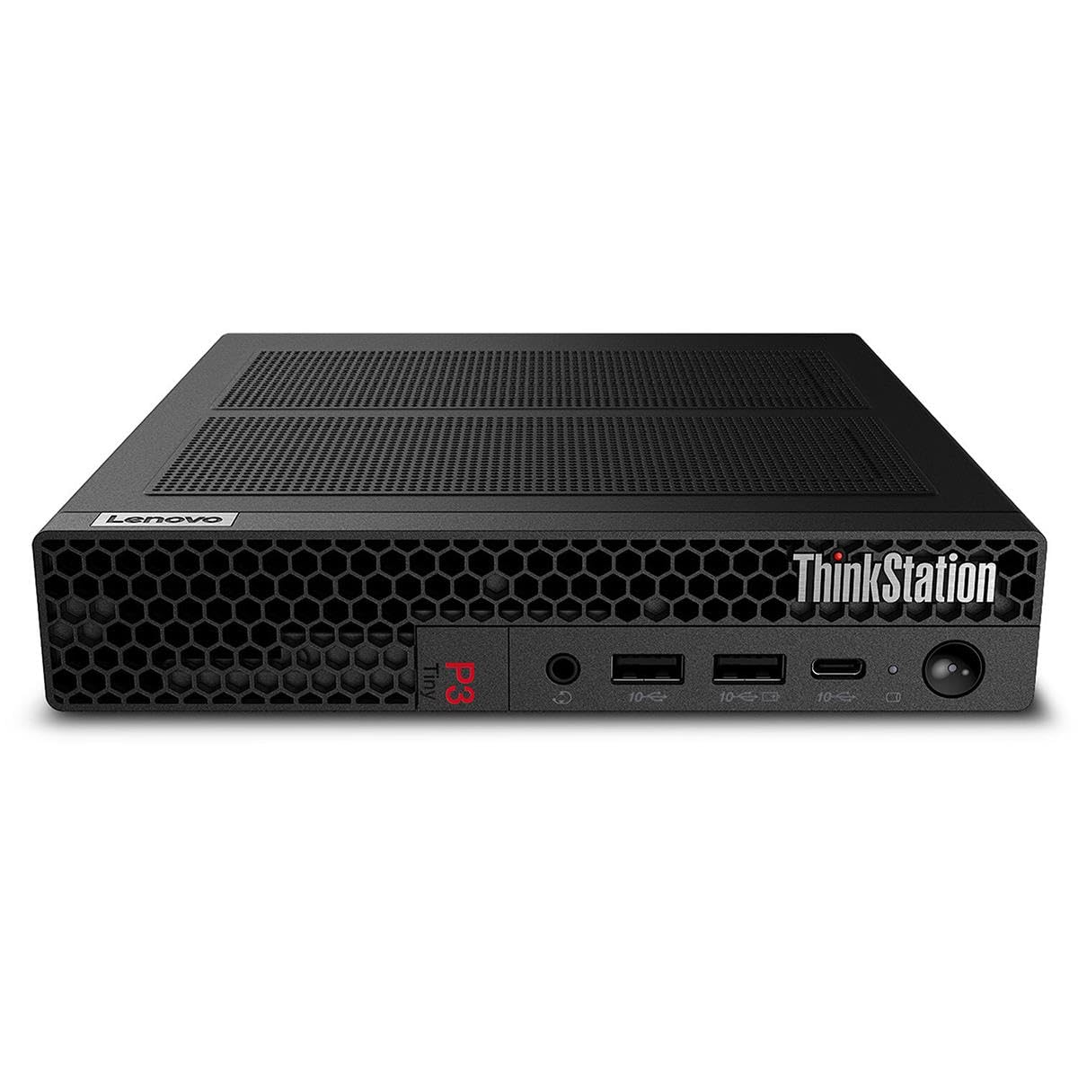 Lenovo ThinkStation P3 30H00013US Workstation - 1 x Intel Core i7 Hexadeca-core (16 Core) i7-13700T 13th Gen 1.40 GHz - 16 GB DDR5 SDRAM RAM - 512 GB SSD - Tiny - Black