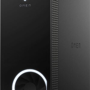 HP OMEN 30L Liquid Cooled Gaming Desktop, Intel Core i7-10700K Up to 5.1GHz, GeForce RTX 3060Ti 8GB, 64GB RGB DDR4, 2TB PCIe SSD+2TB HDD, Wi-Fi, BT, HDMI, USB-C, RJ45, Win11 Pro, Black, SPS HDMI Cable