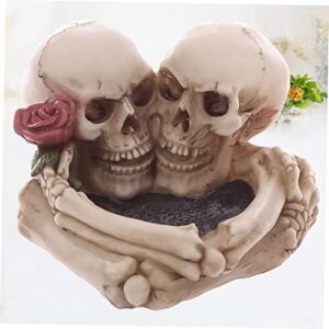 NOLITOY 2 Pcs Halloween Decor Halloween Embellishments Resin Ashtray Creative Ashtray Ash Trays for Ashtray for Halloween Party Home Decoration Ashtray Holder Ash Tray