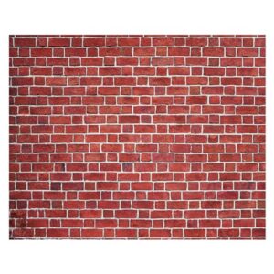 vitalcozy 10 x 8 ft brick wall backdrop for photography polyester fabric brick photo backdrop brick photo background photo studio props banner for graduation newborn birthday party(red)