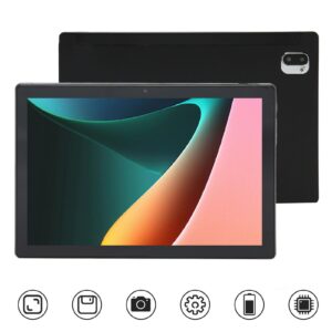 Honio 2 in 1 Tablet, 10.1 Inch LCD, 6GB 128GB Memory, 5G WiFi Business Tablet, Travel 3 (US Plug)