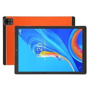 honio 2 in 1 tablet pc, 100‑240v 10.1 inch fhd tablet dual speakers mt6735 deca core 8800mah for work for android 12 (us plug)